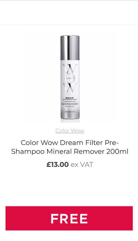 Color Wow Dream Filter Pre-Shampoo Mineral Remover 200ml